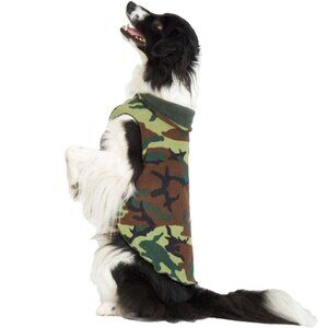 NWT GoldPaw DOG Fleece Sweater JACKET COAT - CAMO GREEN BLACK BROWN SZ MEDIUM 22